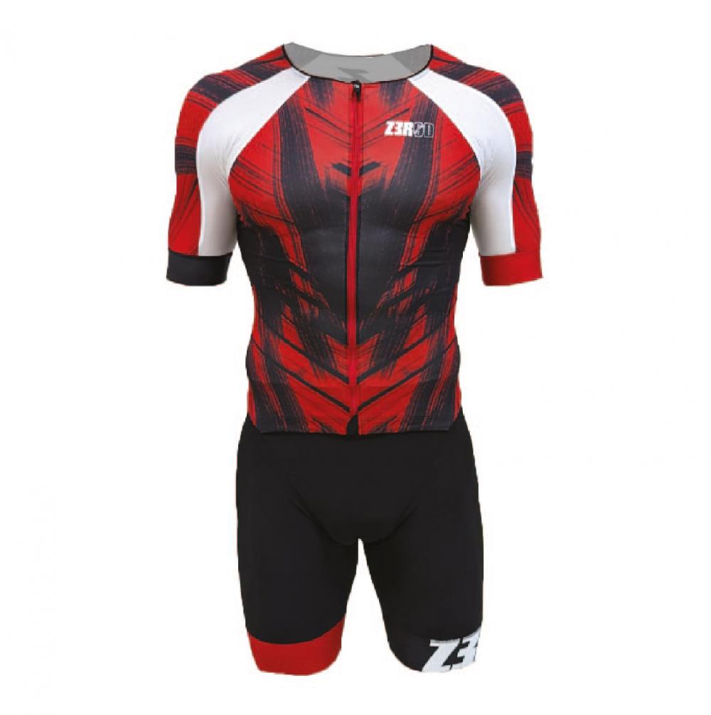 Trifonction ttSUIT racer homme | Z3R0D - trifonction à manches red 